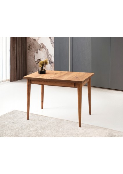 Yanlardan Açılır Büyüyen Yemek Masası Dış Budak 75X80CM Sadece Masa Fiyatıdır