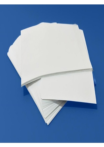 100 Adet Yapışkanlı Etiket Parlak Kuşe A4 Ebat Premium Serisi modelleri