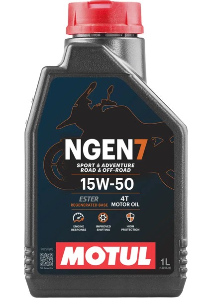 Ngen 7 15W-50 4t Motosiklet YAĞI(2024)