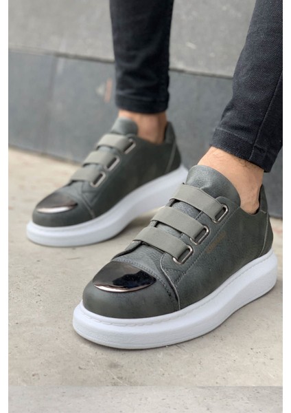 Cbt Mirror Premium Kalite Lastikli Erkek Spor Ayakkabı Antrasit