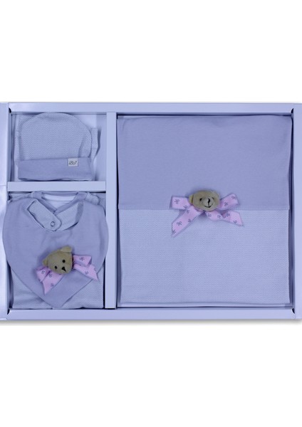 Yenidoğan || Kaliteli || Ayıcıklı|| Bebek 5'li Hastane Çıkışı Seti || %100 Pamuk indirimleri