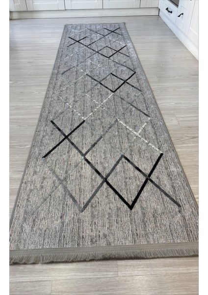 Gri Nakkaş Kilim Dekoratif Salon Halısı Makinada Yıkanabilir Mutfak Halısı Kaymaz Taban Yolluk Butik Kilim Modelleri modelleri