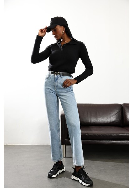 Açık Mavi Straight Jean modelleri