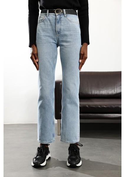 Açık Mavi Straight Jean indirimleri