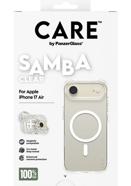 Care Apple iPhone 17 Air Fashionable Case Samba Şeffaf Magsafe Kılıf fırsatları