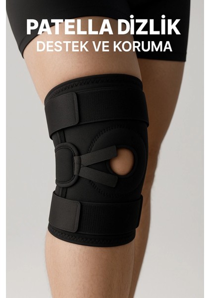 Menisküs, Çapraz Bağ, Için Petalla Destekli Ayarlanabilir Medikal Dizlik Diz Korsesi
