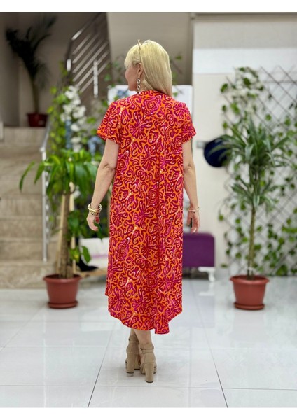 FD17206 Viskon Frida Elbise modelleri