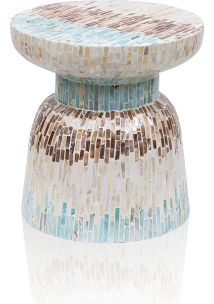 Sedef Tabure Yan Sehpa 38X40 cm TLC0103