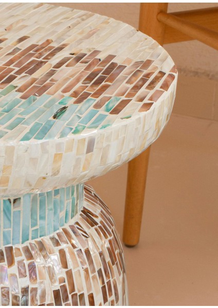 Sedef Tabure Yan Sehpa 38X40 cm TLC0103 modelleri