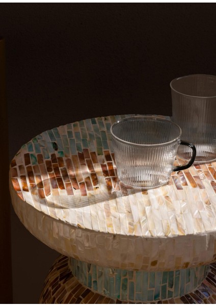 Sedef Tabure Yan Sehpa 38X40 cm TLC0103 fırsatları