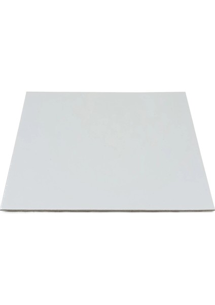 Sedef Kaplamalı Kare Turta Pasta Altlığı 18X18 cm 1.6 mm