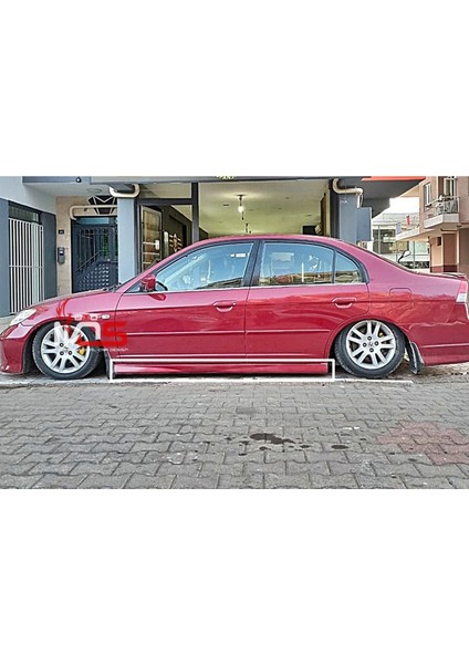 Honda Civic Vtec2 Marşpiyel Sağ Sol Takım Fiberglass Boyasız