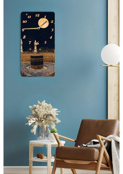 30X60 cm Kâbe Manzaralı Ahşap Tablo Saat – Sessiz Mekanizma, Uv Baskı Şıklığıyla – USD180 fırsatları