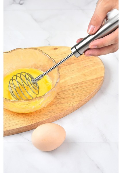 Paslanmaz Çelik Yaylı Yumurta Çırpıcı 22 cm