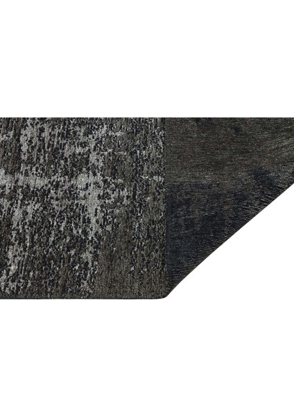 Hare Unique 1411 Gri - Pamuk Şönil Dokuma Halı | Modern Salon Halısı indirimleri