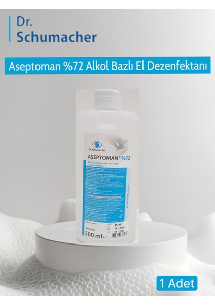 Aseptoman %72 – Alkol Bazlı El Dezenfektanı fiyatları