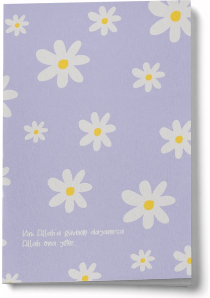 Kim Allaha Güvenip Dayanırsa Mini Defter