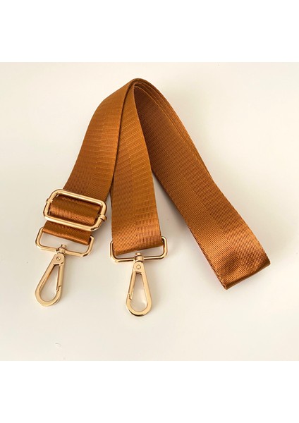 Hasır Görünüm Polyester Dokuma Freebag Kızıl Kahve 135* *3,8 cm Çanta Sapı 1113 fiyatları