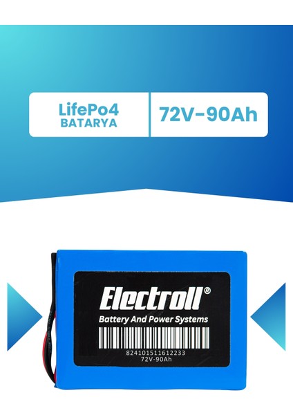 72V 90AH Lifepo4 Batarya