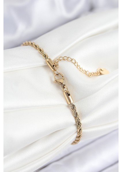 316L Çelik Nazar Boncuğu Detaylı Yaşam Çiçeği Model Gold Renk Kadın Bileklik - TJ-BB7838 fiyatları