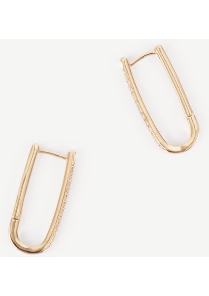 Taş Detaylı Minimal Küpe fiyatları