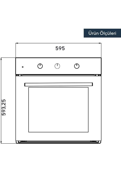 Siyah Cam Ankastre Fırın B66-S2 fırsatları