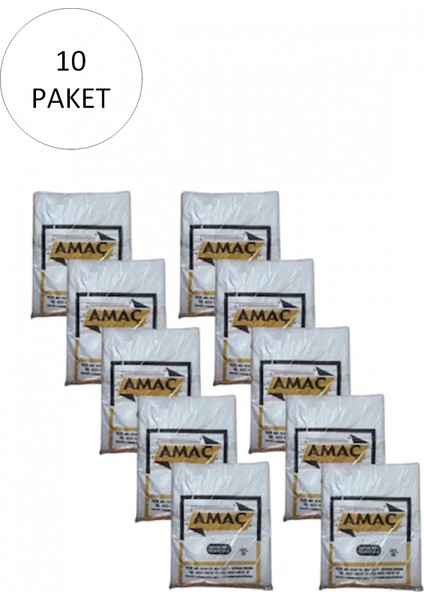 Şeffaf Hışır Atlet Poşet Büyük Boy 29X52 cm 650 gr (10 Paket-Takriben 1,500 Adet)