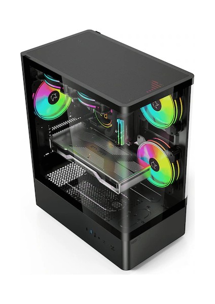 Gaming Intense Ryzen 7 5700X 32GB 1tb M.2 SSD RTX5060 Sıvı Soğutmalı Oyuncu Bilgisayarı