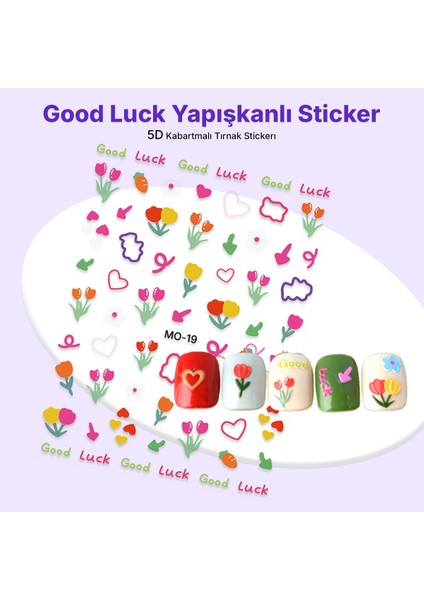 Stc-Mo-19 - Good Luck Yapışkanlı Sticker