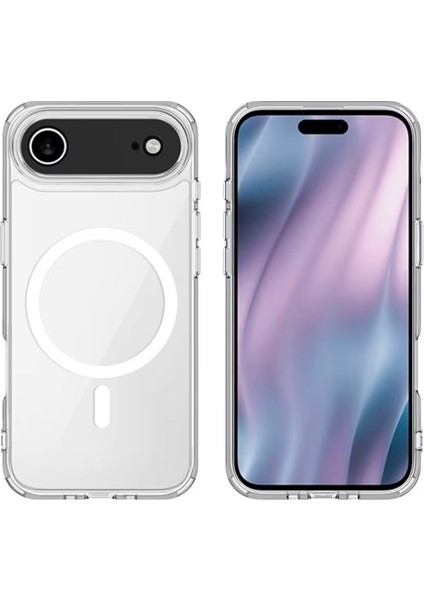 iPhone 17 Air Için Uyumlu Magsafe Özellikli Şeffaf Kılıf