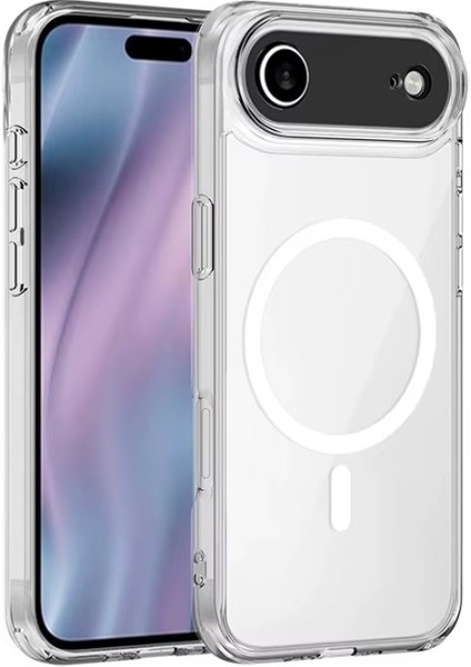 iPhone 17 Air Için Uyumlu Magsafe Özellikli Şeffaf Kılıf modelleri