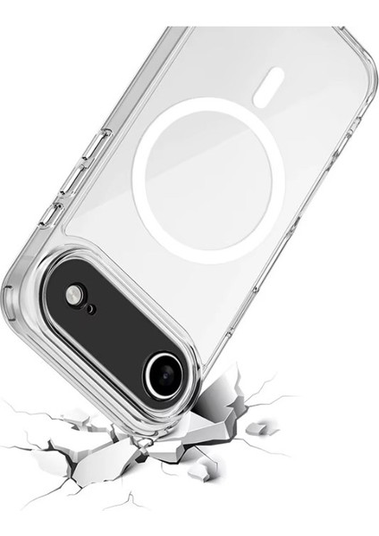 iPhone 17 Air Için Uyumlu Magsafe Özellikli Şeffaf Kılıf indirimleri