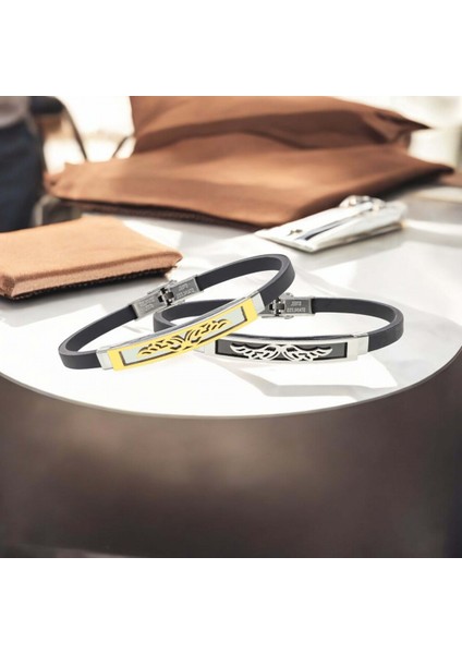 Melek Kanadı Desenli Çelik Bileklik 3183SCB003 fırsatları