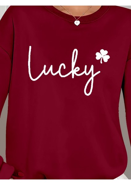 Kadın Uzun Kollu Bisiklet Yaka Viskon Iki Iplik Bluz