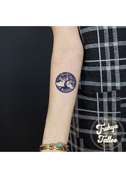 Yarı Kalıcı Dövme Geçici Hayat Ağacı Dövmesi MED-079 fiyatları