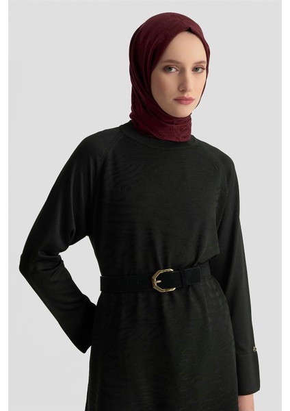 Trend Triko Tunik 25KTD4114 Siyah