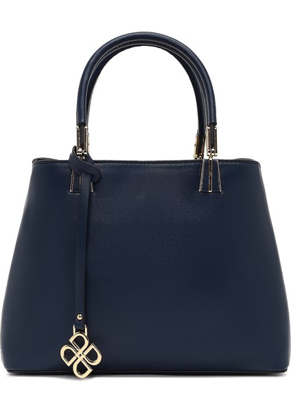 Kadın Lacivert Uzun Askılı Aksesuar Detaylı Kol Çantası 25WBD262718 fırsatları