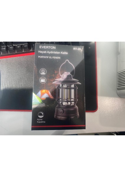 Rt-28 Nostalji Kamp Lambası Şarjlı