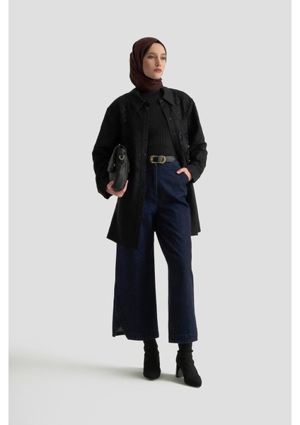 Dantel Allerli Kap 25K7924 Siyah modelleri