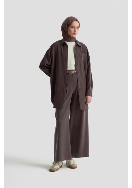 Palazzo Pantolon Acı Kahve