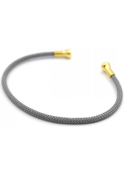 Hasır Pndr Bileklik - Gri