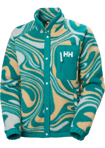 W Imperıal Prınted Pıle Snap Mont HHA.63373_HHA.537 fırsatları