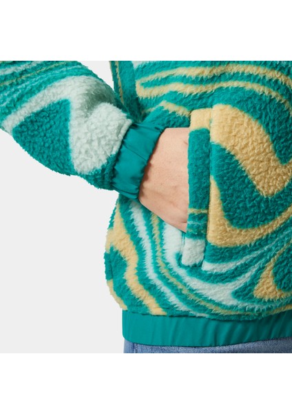 W Imperıal Prınted Pıle Snap Mont HHA.63373_HHA.537