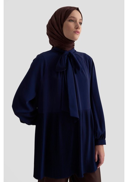 Piliseli Tunik 25KD1115 Lacivert fırsatları
