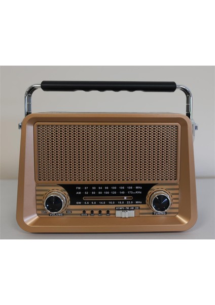 RT-756 Bluetooth Fm-Usb-Tf-Aux Şarjlı Nostaljik Radyo fiyatları