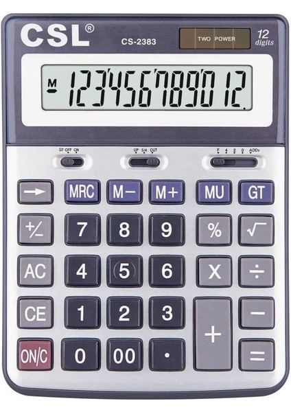 CS-2383 12 Hane Masa Tipi Hesap Makinesi