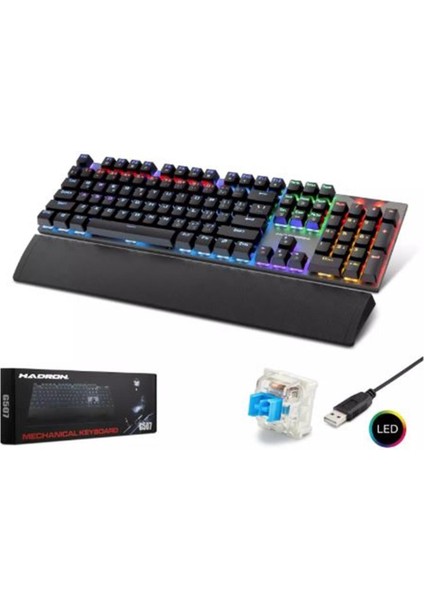 G507 Kablolu Mekanik Rgb Oyun Klavye
