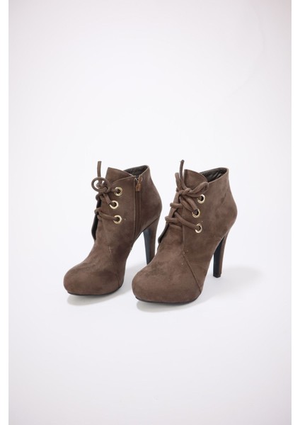 Kadın Nubuk Uzun Topuklu Ayakkabı