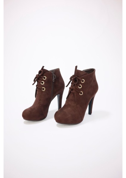 Kadın Nubuk Uzun Topuklu Ayakkabı