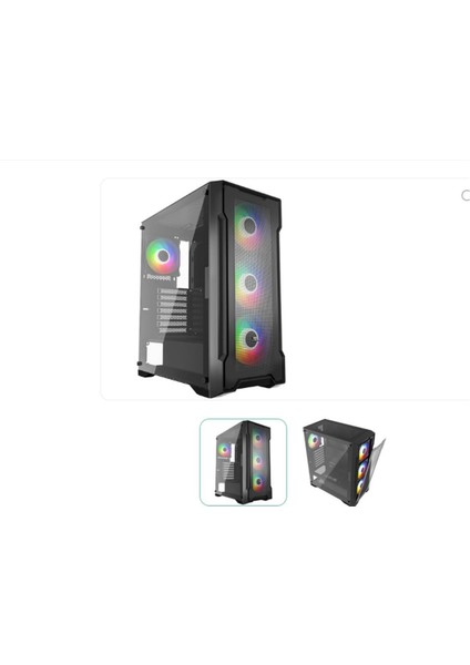 Falcon GB-A750B 750W 80+ Bronze USB 3.0 Mesh Argb Atx Mid Tower Gaming Kasa